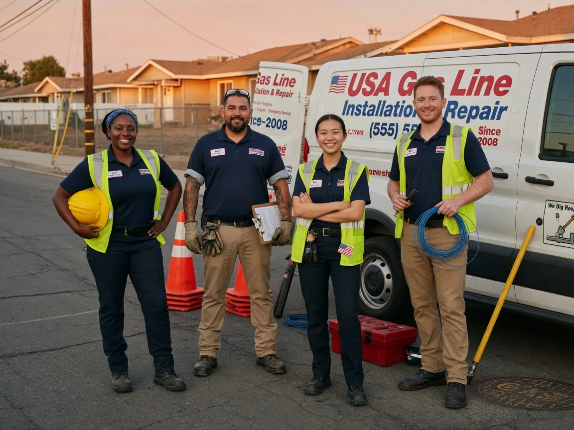 Gas Line Installation company in Farmersville, OH